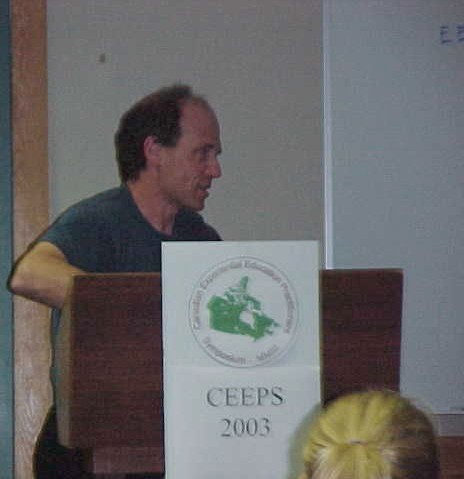 Rob Chisnall, just before he sat down to talk!